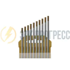 КЕДР Электроды вольфрамовые КЕДР WL-15-175 Ø 3,2 мм (золотистый) AC/DC
