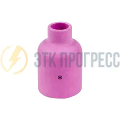КЕДР Сопло керамическое БОЛ. ГАЗ ЛИНЗА КЕДР (TIG-17–18–26 PRO/EXPERT) №  8 / Ø 12,5 мм