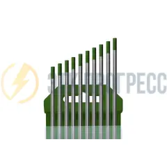 КЕДР Электроды вольфрамовые КЕДР WP-175 Ø 3,2 мм (зеленый) AC