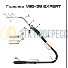 КЕДР Кабель коаксиальный КЕДР ( MIG-38 EXPERT) 5м
