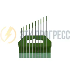 КЕДР Электроды вольфрамовые КЕДР WP-175 Ø 1,6 мм (зеленый) AC