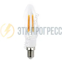 Светодиодная (LED)FIL Лампа Smartbuy-C37-05W/4000/E14