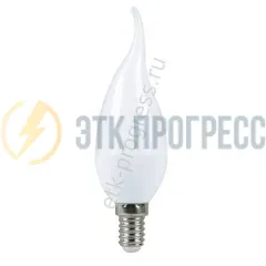 Светодиодная (LED) Свеча на ветру матовая Лампа Smartbuy-C37-05W/4000/E14