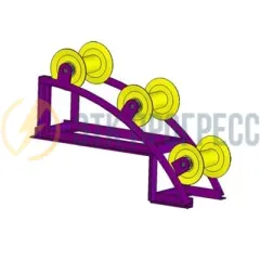 Ролик кабельный угловой РПК 3-200У